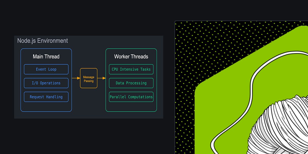 نخ های جداگانه در نود جی اس